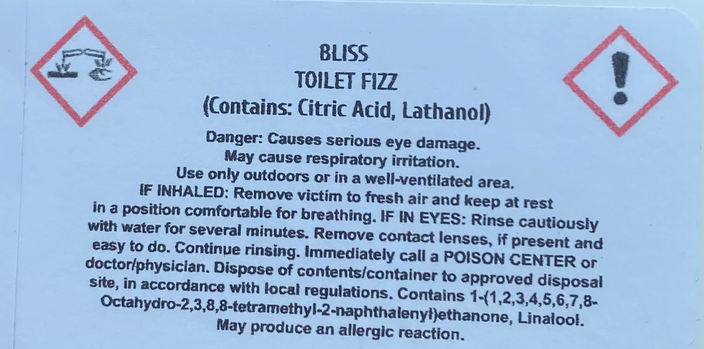 Toilet Fizz Powder - Tropical Bliss